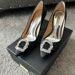 Badgley Mischka Satin Heels